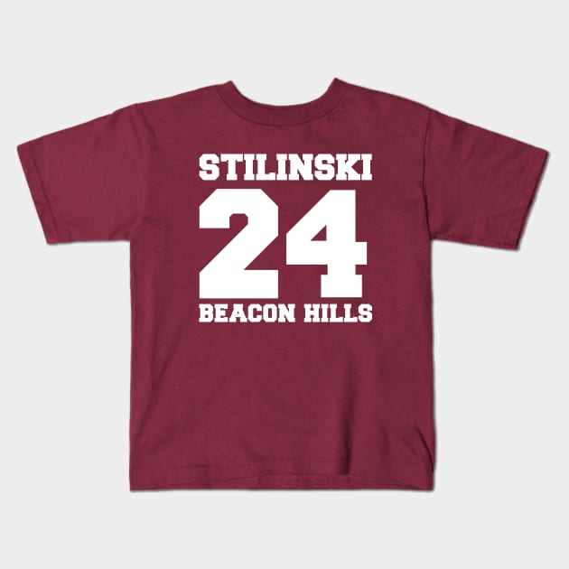 stiles stilinski 24 Kids T-Shirt by meunir